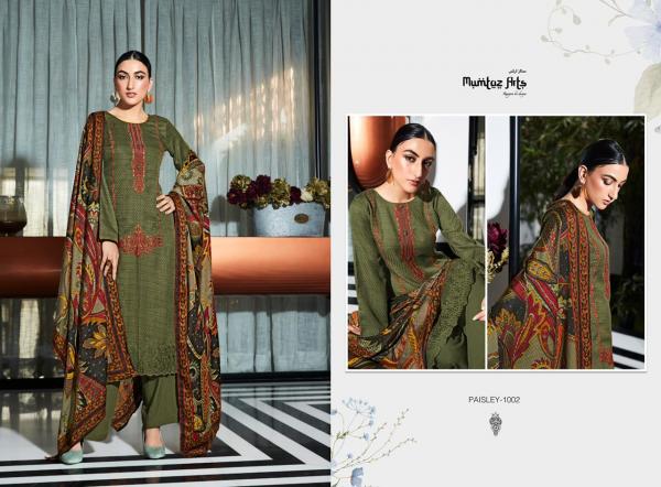 Mumtaz Paisley Shifli 1 Pashmina Dress material Collection
